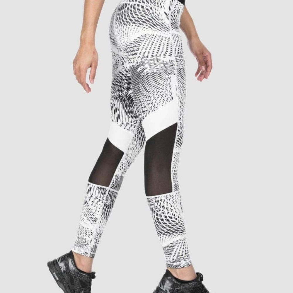 Workout Empire Low Waist Performance Tights Snow TOP Fitness Yoga Leggings S - Picture 3 of 8